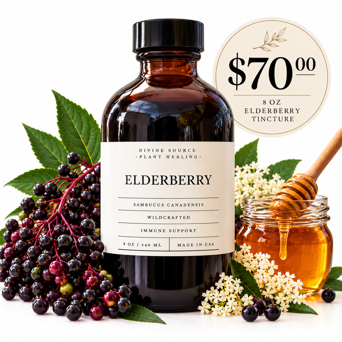 Elderberry Tincture 8 oz