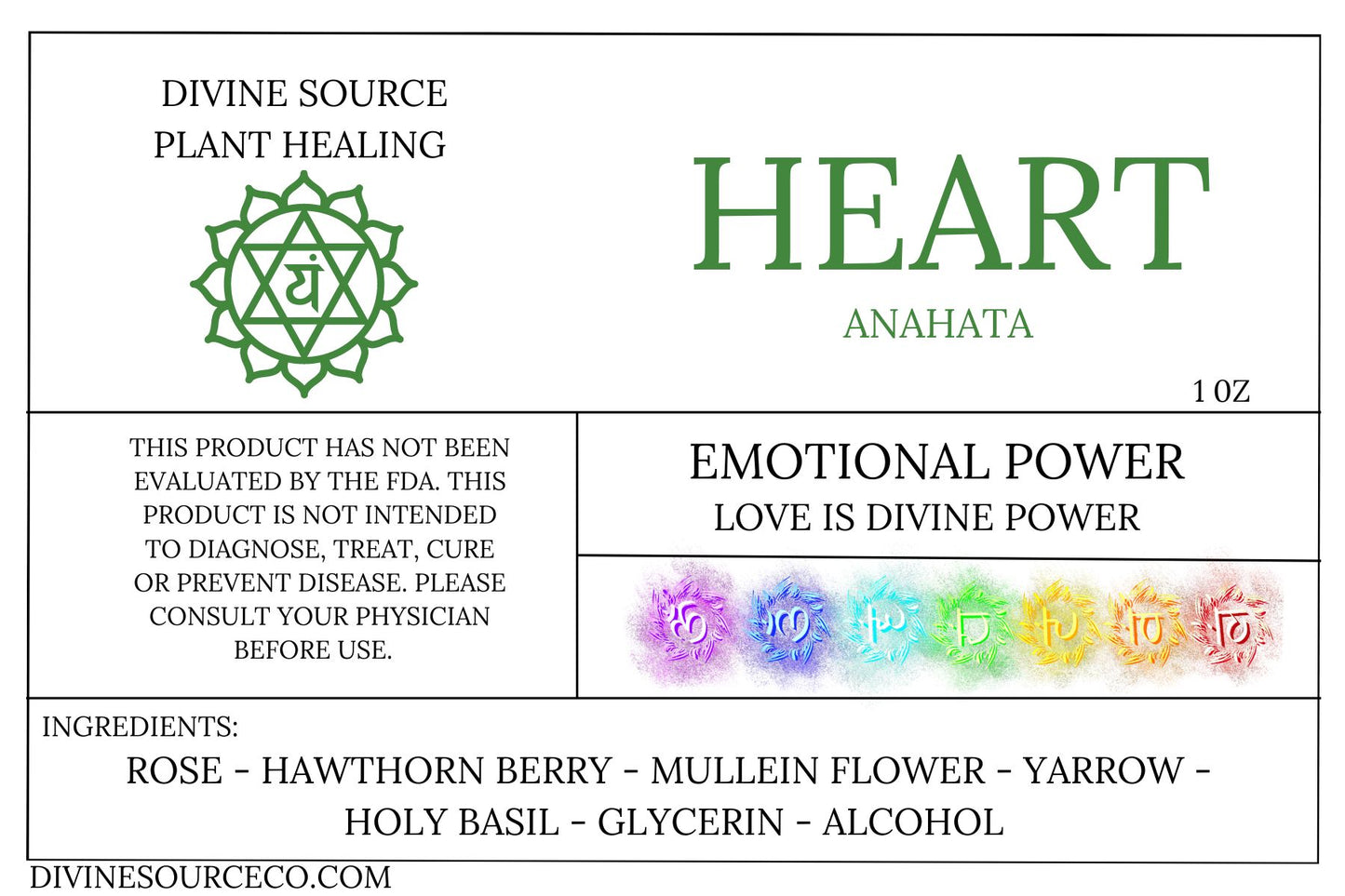 Heart Chakra - 2oz