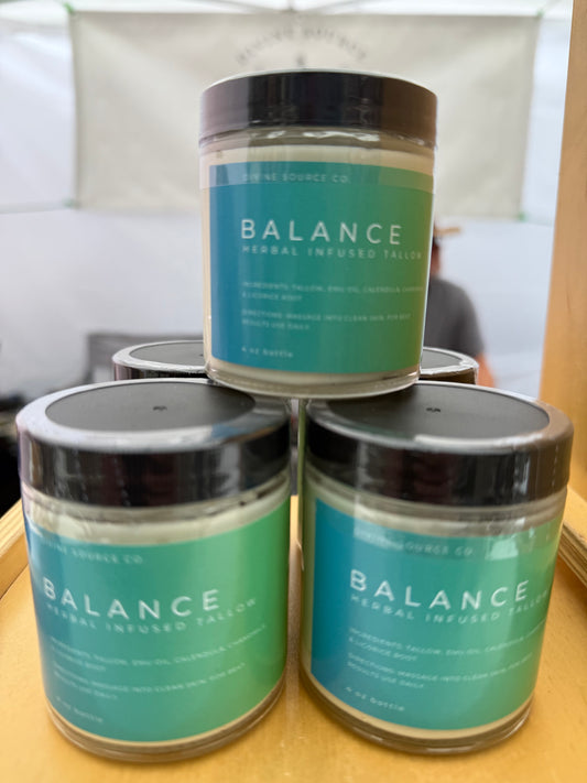 Balance - Herbal Infused Tallow - 4oz