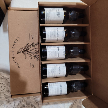 Design your own set of FIVE 1 oz TINCTURES